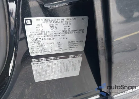 2019 Buick Envision Fwd Essence z USA, uszkodzony, nr VIN LRBFXCSA8KD089999